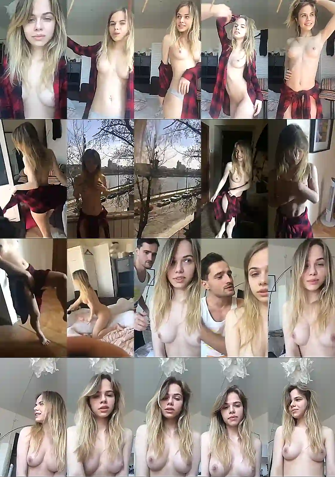 Young Couple's Amateur Naked Beauty Intimate Video