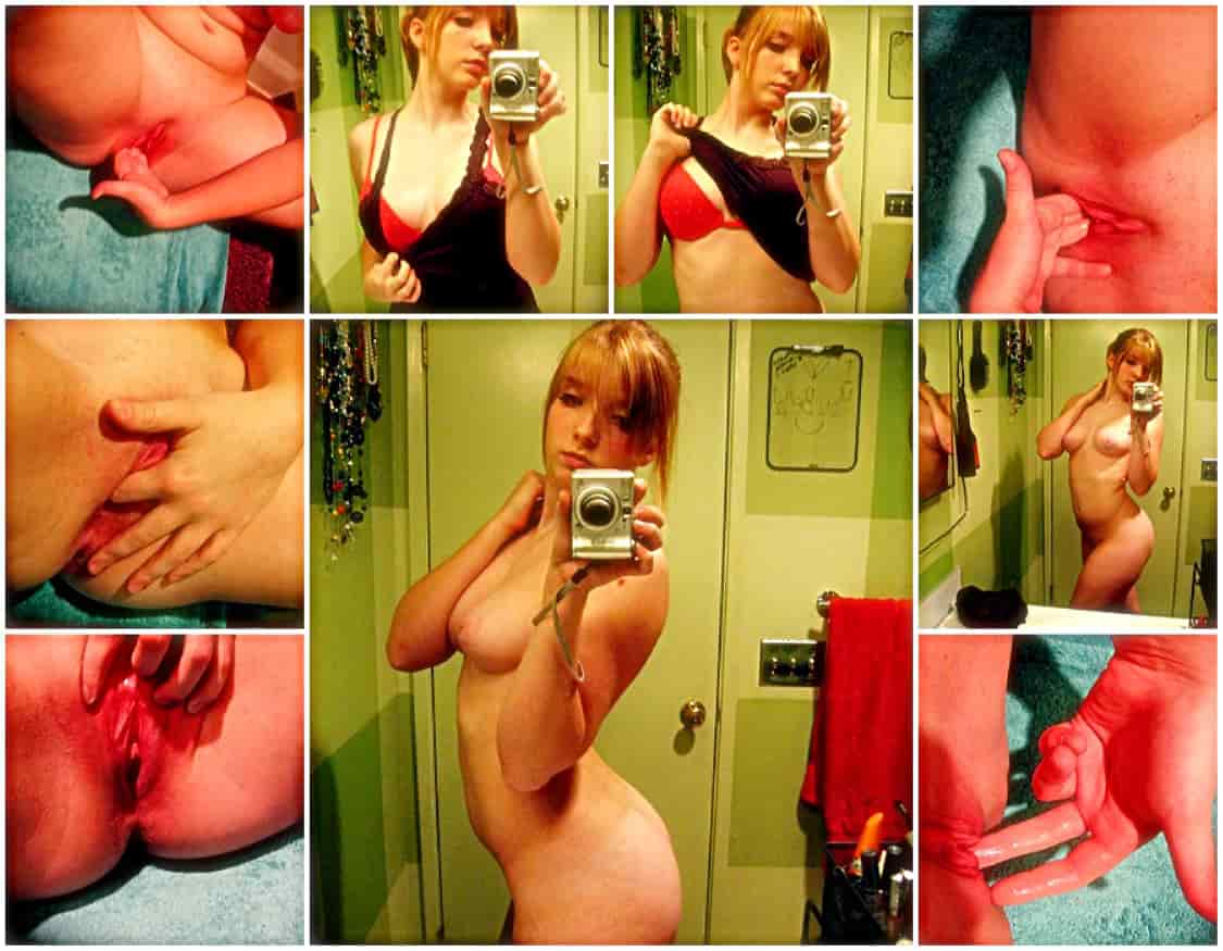 Adult webcam model engaging in intimate solo masturbation on a provocative xxx sex photo shoot.