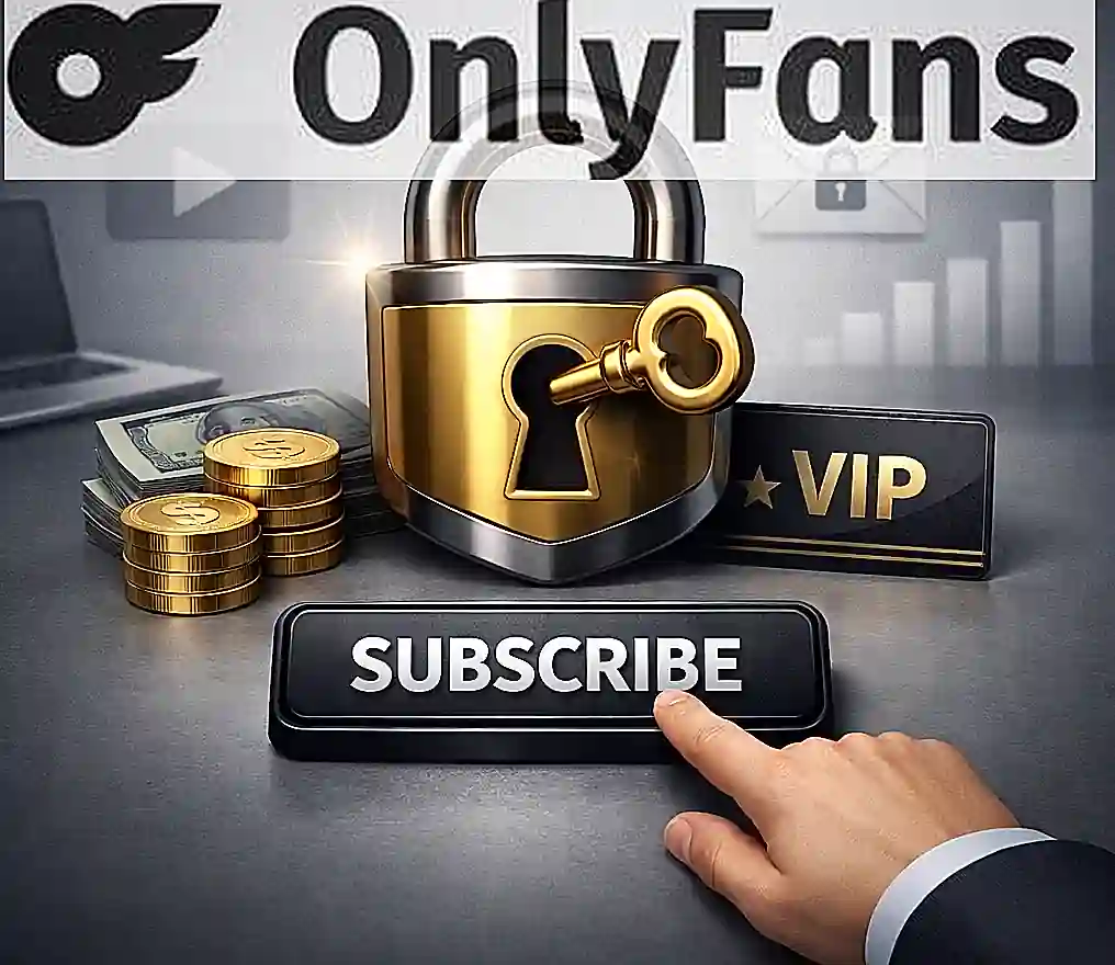 A secure smartphone screen showing the subscription process for an exclusive amateur porn video creator with privacy settings enabled